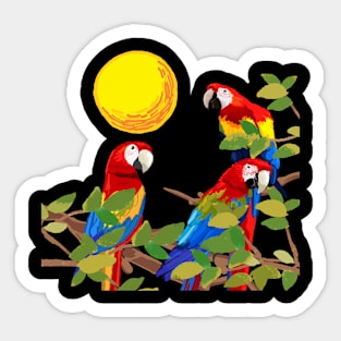 parrots Sticker